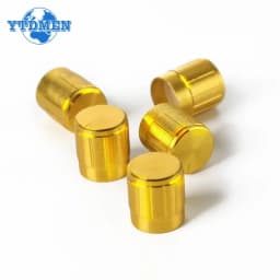 5PCS Potentiometer Knob Aluminum Knobs Cap Diameter 15MM 15x17mm Silver Gold Black Color Potentiometers Rotary Control Knob Caps