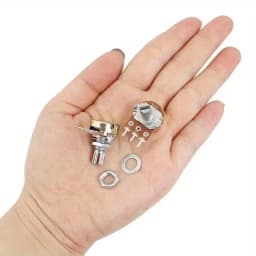 10Pcs WH148 Potentiometer Kit, A10K A50K B1K B2K B5K B10K B20K B50K B100K B250K B500K B1M Ohm, 3-Pin 15mm Shaft, Variable Resist