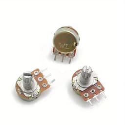 10Pcs WH148 Potentiometer Kit, A10K A50K B1K B2K B5K B10K B20K B50K B100K B250K B500K B1M Ohm, 3-Pin 15mm Shaft, Variable Resist