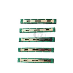 5PCS Straight Slide Liner Potentiometer Mixer Fader Variable Resistors B103 10K Ohm 75mm Dual Channel Fader A10K A20K A50K D10K