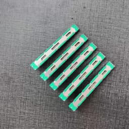 5PCS Straight Slide Liner Potentiometer Mixer Fader Variable Resistors B103 10K Ohm 75mm Dual Channel Fader A10K A20K A50K D10K