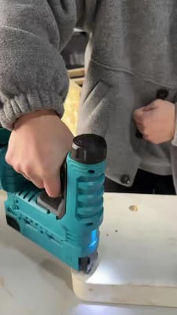 2 In1 Electric Nail Gun Nailer Depth Adjustment Stapler F15-F32 Furniture Staple Gun For Makita 18V Battery