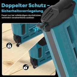 2 In1 Electric Nail Gun Nailer Depth Adjustment Stapler F15-F32 Furniture Staple Gun For Makita 18V Battery