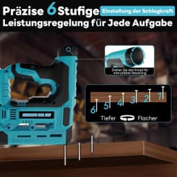 2 In1 Electric Nail Gun Nailer Depth Adjustment Stapler F15-F32 Furniture Staple Gun For Makita 18V Battery