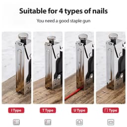 Manual Nailing Gun, Light duty Home Use  DIY Nailing Gun Air Nail Woodworking Special Direct Staple Book Carpentry Tools