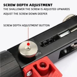 1 Set Chain Screw Gun Head Automatic Nail Gun Electric Batch Woodworking Decoration Rechargeable Screwdriver Self Tapping