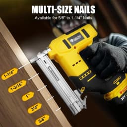 10-30mm Brushless Electric Nail Gun Depth Adjustment Nailer Stapler Cordless Stapler Framing For Dewalt 20V Battery Pin