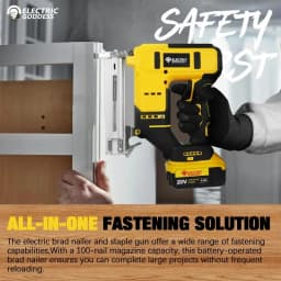 10-30mm Brushless Electric Nail Gun Depth Adjustment Nailer Stapler Cordless Stapler Framing For Dewalt 20V Battery Pin