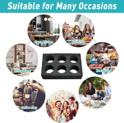 Cup Holder Thicken Foam Takeout Coffee TraysDisposable Beverage Delivery Holders Drink Tray Out Take Packing Go Carry Drinks