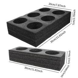 Cup Holder Thicken Foam Takeout Coffee TraysDisposable Beverage Delivery Holders Drink Tray Out Take Packing Go Carry Drinks