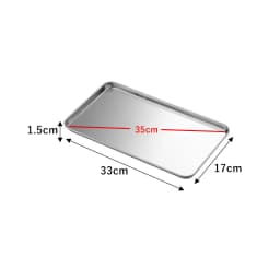 Stainless Steel Rectangle Food Storage Trays Sausage Noodles Fruit Dish Pastry Baking Plates for Restaurant Hotel Kitchen