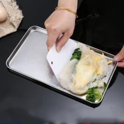 Stainless Steel Rectangle Food Storage Trays Sausage Noodles Fruit Dish Pastry Baking Plates for Restaurant Hotel Kitchen