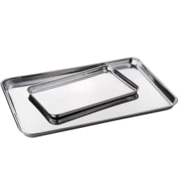 Stainless Steel Rectangle Food Storage Trays Sausage Noodles Fruit Dish Pastry Baking Plates for Restaurant Hotel Kitchen