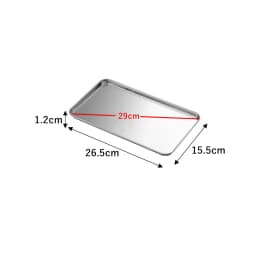 Stainless Steel Rectangle Food Storage Trays Sausage Noodles Fruit Dish Pastry Baking Plates for Restaurant Hotel Kitchen