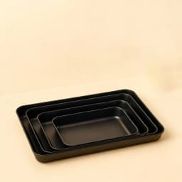 Deepen Plastic Storage Tray Multi-functional Rectangular Fruit Tray Cake Dessert Plate Kitchen Organizer Food Serving Tray