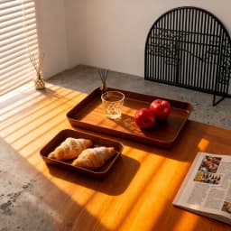Deepen Plastic Storage Tray Multi-functional Rectangular Fruit Tray Cake Dessert Plate Kitchen Organizer Food Serving Tray