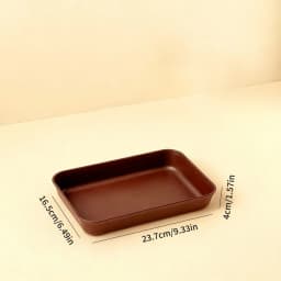 Deepen Plastic Storage Tray Multi-functional Rectangular Fruit Tray Cake Dessert Plate Kitchen Organizer Food Serving Tray