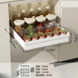 No-Drill Magic Tray Heavy-Duty Slide-Out Organizer for Cabinets/Sinks. Easy Install, Huge Space Saver! Perfect for Tiny Homes