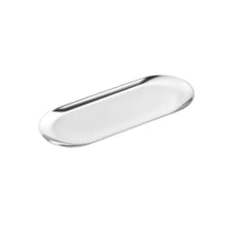 Oval Stainless Steel Trays Storage Tray For Tea Fruit Cosmetics Jewelry Display Kitchen Vanity Organizer Silvery