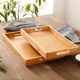 New Rectangular Storage Tray household Solid Wood Storage Plate Bamboo Water Cup Plate Dried Fruit Water Cup Plate