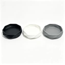 1Pc Matte PLA Swirl Tray, 3D Printed Decor Storage Dish, Multi-purpose Desktop Organizer for Keys, Jewelry and Small Trinkets