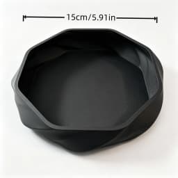 1Pc Matte PLA Swirl Tray, 3D Printed Decor Storage Dish, Multi-purpose Desktop Organizer for Keys, Jewelry and Small Trinkets