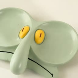 Cartoon Tray Sponges Baby Octopus Brother Glasses Frame Jewelry Box Storage Tray Decoration Cute Office Desktop Decorative Tray
