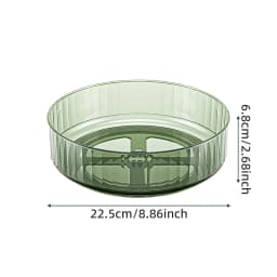 360° Rotating Tray Lazy Susan Fridge Organizer Turntable Storage Tray Clear Food Storage Organizer Spice Rack Kitchen Organizer