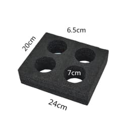 Cup Carrier Holder Drink Tray Takeout Coffee Trays Disposable Beverage Delivery Holders Out Take Packing Go Carry Drinks