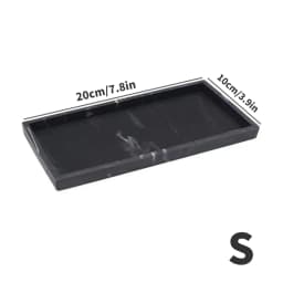 1Pc Bathroom Vanity Silicone Tray, Rectangular Dish Soap and Sponge Holder, Vanity Perfume Organizer, Makeup Ring Storage Tray
