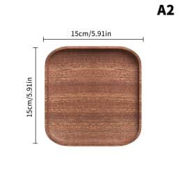Walnut Coffee Tray Large Size Food Cup Wooden Plate Dinner Cake Bread Solid Wooden Tray Decorative Kitchen Accessories