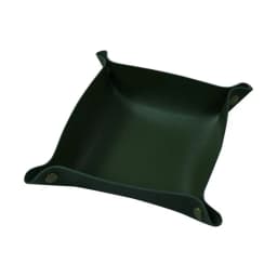 1PC 25X25CM Leather Tray Foldable Table Storage Box Jewelry Key Coin Desk Top Organizer Entryway Nightstand Home Decoration