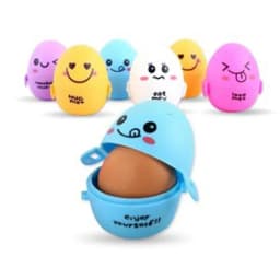 Travel Outdoor Portable 1 PCS Egg Storage Box Container Organizer Kitchen Gadgets Dispenser Holder Lovely Cartoon Egg Box