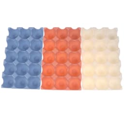 1PCS（15 Cups） Egg Tray Holder Plastic Deviled Egg Crate for Storage Container