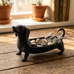 3D Printed Minimalist Dachshund Jewelry Tray — 3D Dachshund Design, Fun Instagram-Style Home Decor