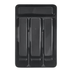 Silverware Tray for Drawer Flatware Organizer Compact Holder with 4 Compartment for Forks Cooking Kitchen Cabinet Countertop