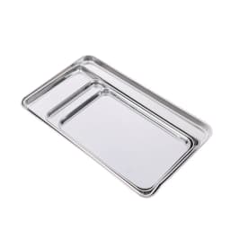 1PCS Stainless Steel Tray Rectangle Plate Kitchen Medical Organizer Baking Plate