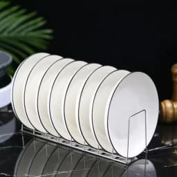 Stainless Steel Dish Drying Rack Multipurpose Kitchen Bowl Plate Draining Holder Space Saving Silver Storage Drainer Shelf