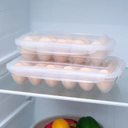 10/18/34 Grid Kitchen Handheld Egg Storage Box for Refrigerator Egg Sorting Rack Home Egg Storage Tray Freshness Box