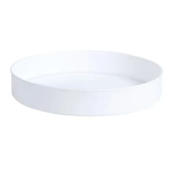 (white)  Cabinet Organizer Kitchen Bathroom Cosmetic Turntable Storage Tray Non-Slip Spice Round Rack Plate