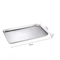 Metal Food Serving Plate Kitchen Organizer Trays Rectangle Stainless Steel Tray Buffet Presentation TraysDecorative Kitchenware