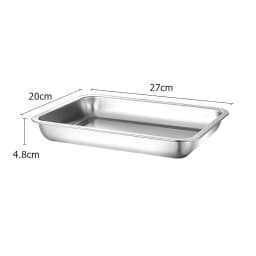 316 Stainless Steel Barbecue Tea Storage Serving Trays Rectangle Steamed Rice Sausage Plate Grill Meat Restaurant Metal Utensils
