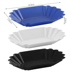 Plastic Coffee Bean Tray Oval Reusable Sample Display Tray Practical Snack Serving Tray Coffee Beans Display