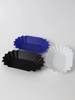 Plastic Coffee Bean Tray Oval Reusable Sample Display Tray Practical Snack Serving Tray Coffee Beans Display
