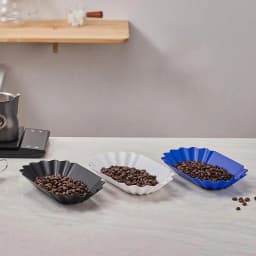 Plastic Coffee Bean Tray Oval Reusable Sample Display Tray Practical Snack Serving Tray Coffee Beans Display