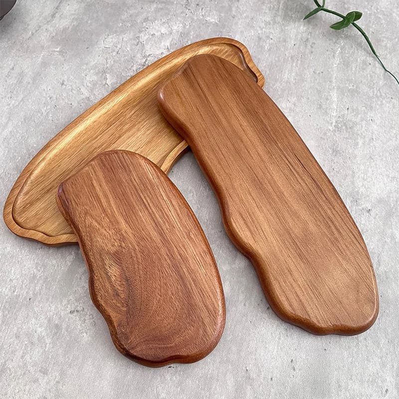 Wood Decorative Bread Snack Cake Food Dish Trays Tableware Japanese Style Wooden Tea Coffee Tray Fruit Dessert Candy Plate