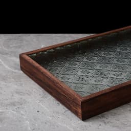 Table Organizer Tray Storage Tray Walnut Wood Tray For Cutlery Serving Spoons Cooking Utensils Teapot Teacup Snack 