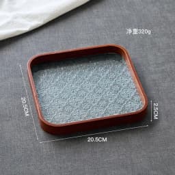 Table Organizer Tray Storage Tray Walnut Wood Tray For Cutlery Serving Spoons Cooking Utensils Teapot Teacup Snack 