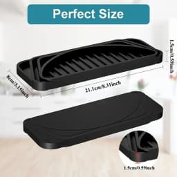 Refrigerator Drip Catcher Tray Absorbent Water Drip Catcher For Fridge Non-Slip Water Dispensers Tray Refrigerator Accessories