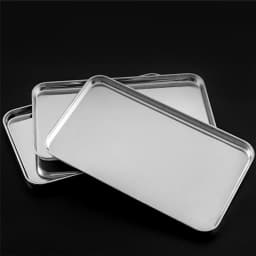 Rice Noodle Roll Plate, Stainless Steel Rectangular Tray, Kitchen Steaming Plate, Thickened Shallow Plate Square Plate, Barbecue